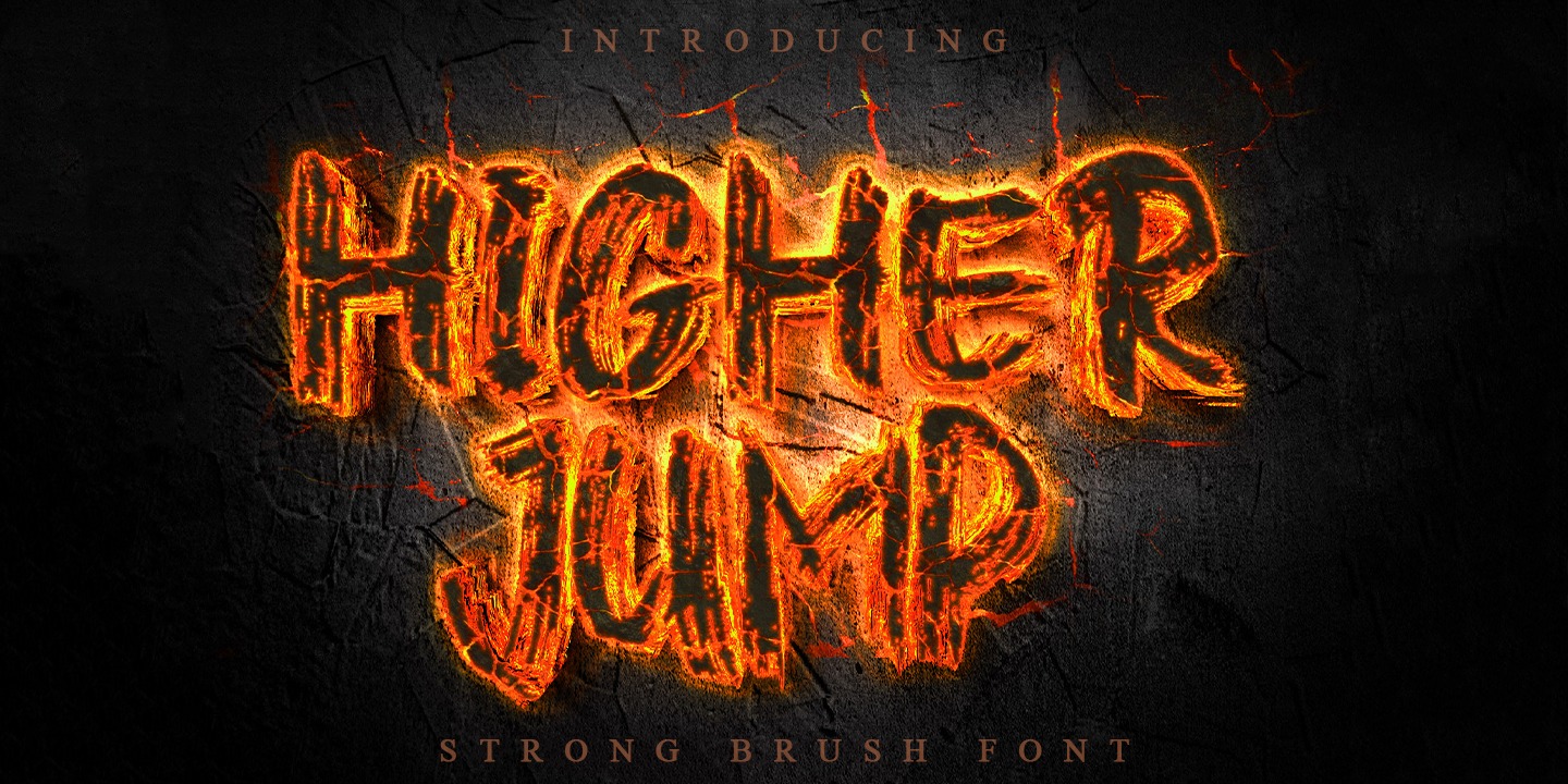 Higher Jump Font preview